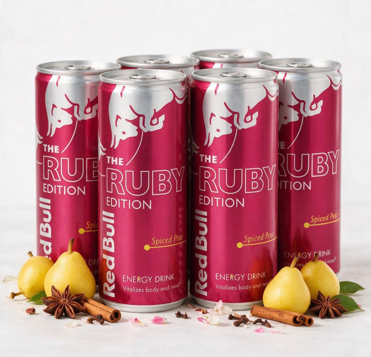 Red Bull Birne Zimt 6 er Bundle