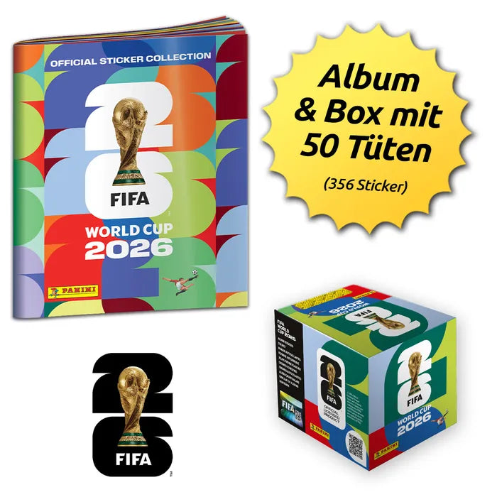Offizielle FIFA World Cup 2026™ Stickerkollektion - Box-Bundle